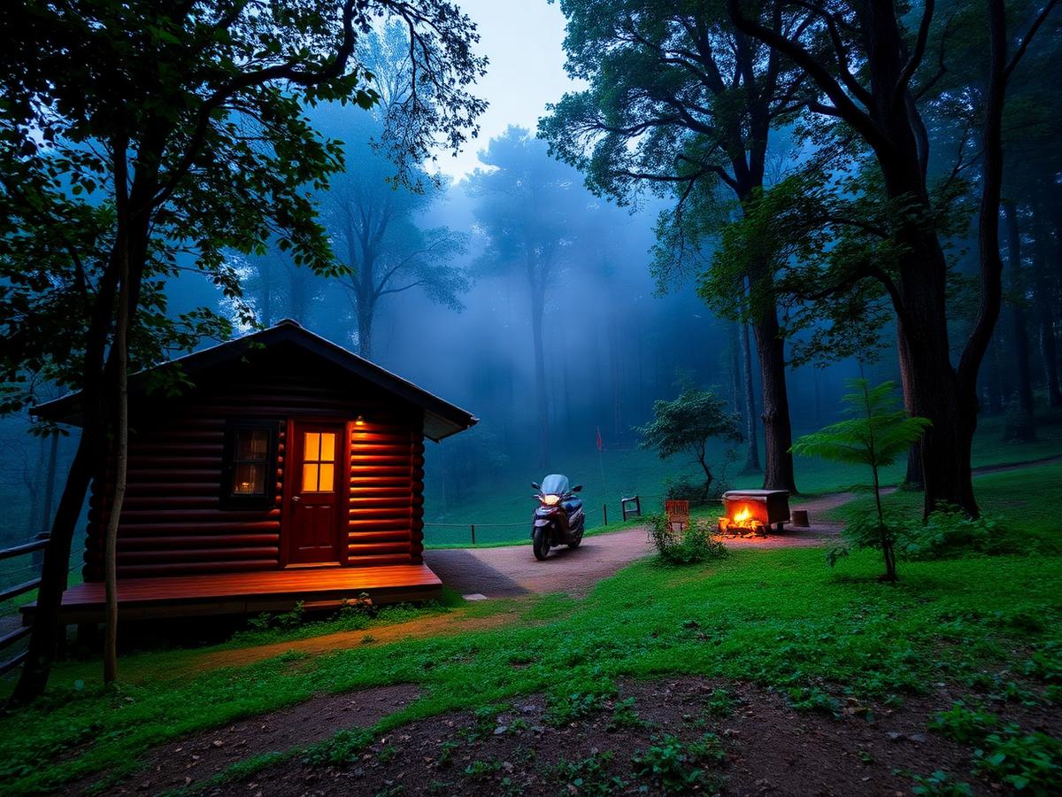 Misty Cabin